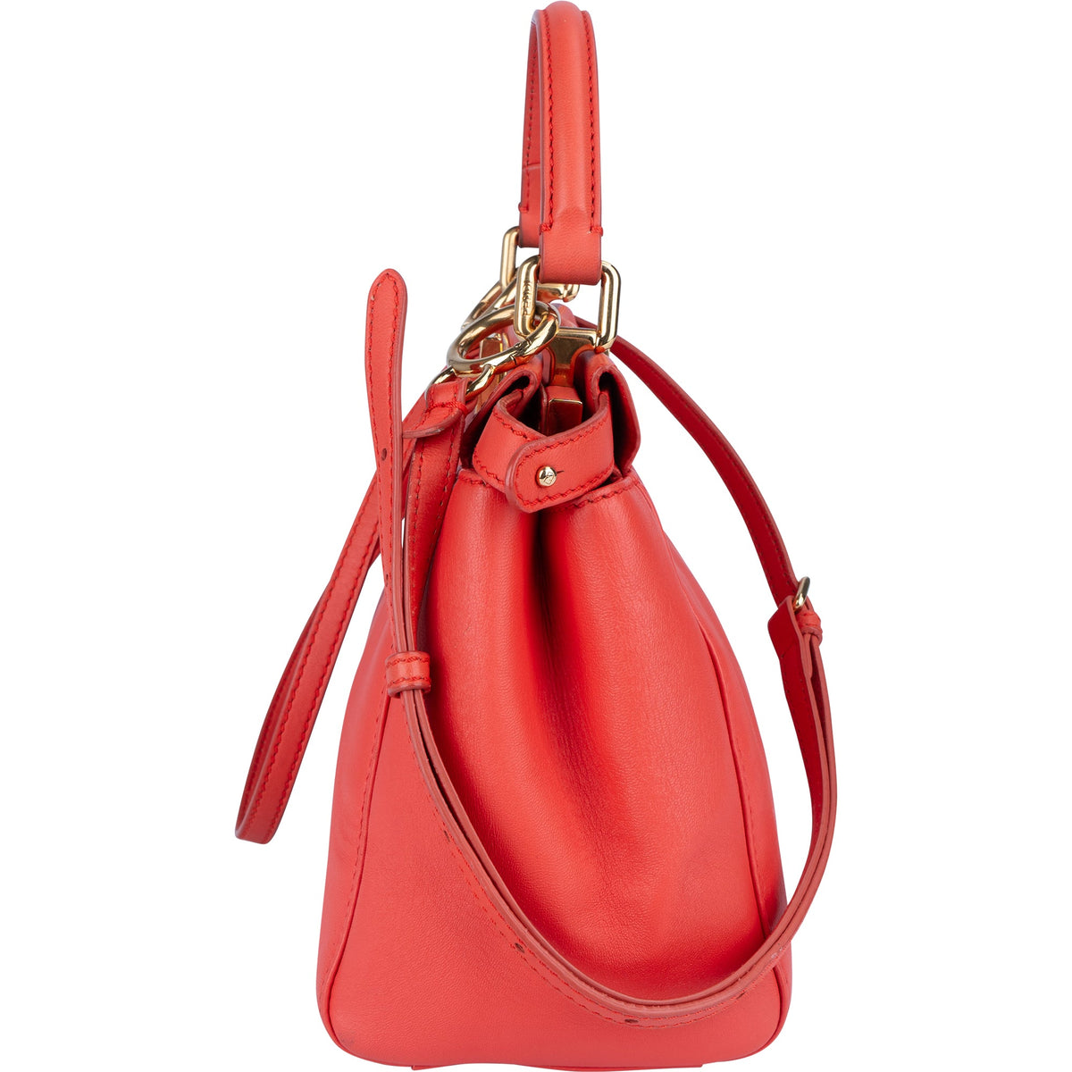 Bolso de mano Mini Peekaboo de piel Fendi