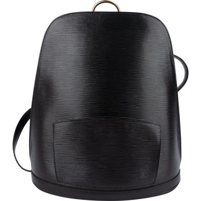 Louis Vuitton Noir Epi Leather Gobelins Backpack