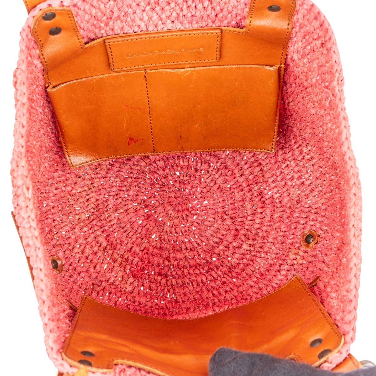 Balenciaga Raffia Panier City Handtasche, Bild 9 von 11