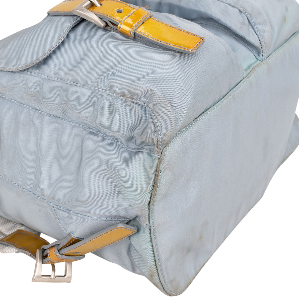 Prada Blau Nylon Triangle Rucksack, Bild 6 von 10