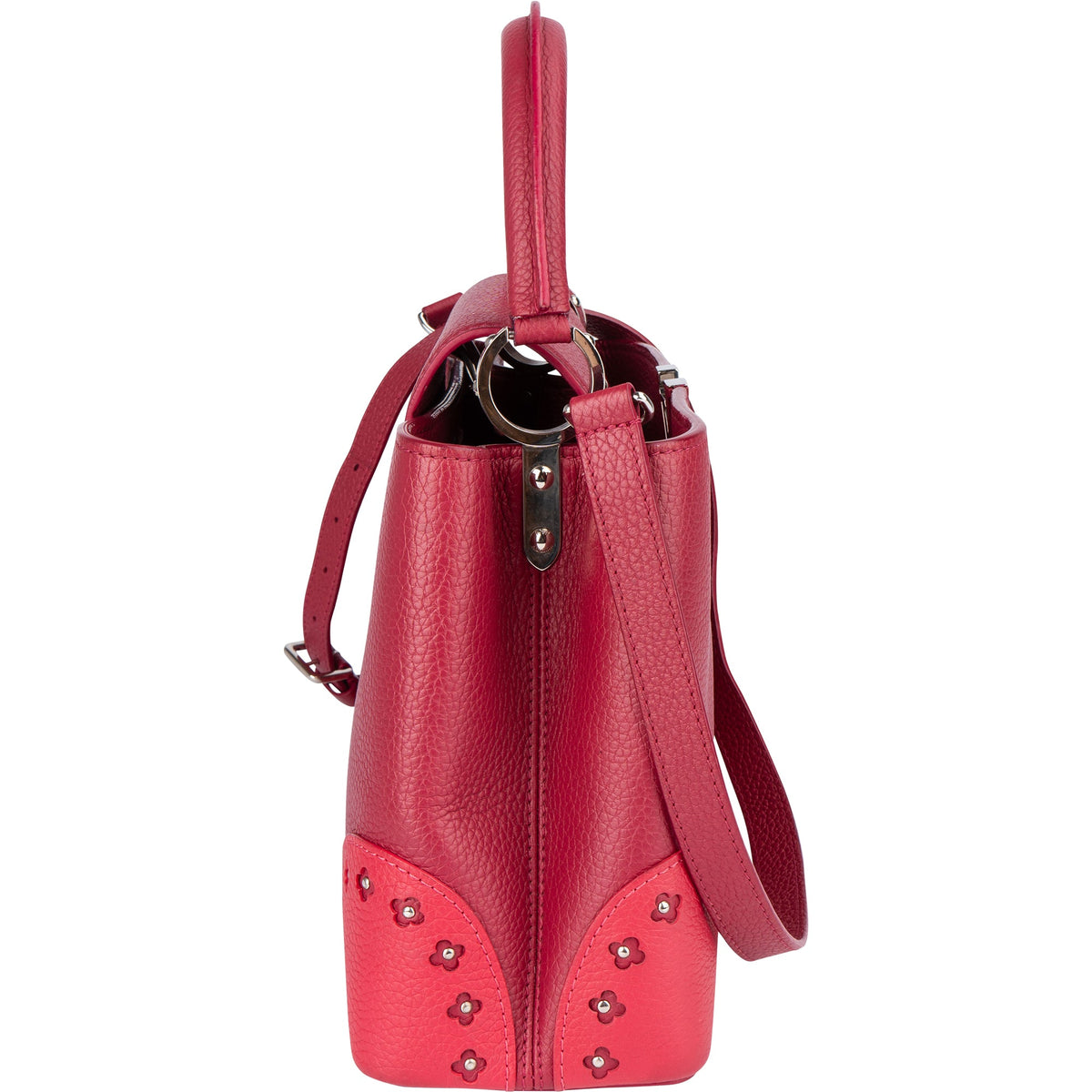Louis Vuitton Taurillon lederen Capucines MM handtas