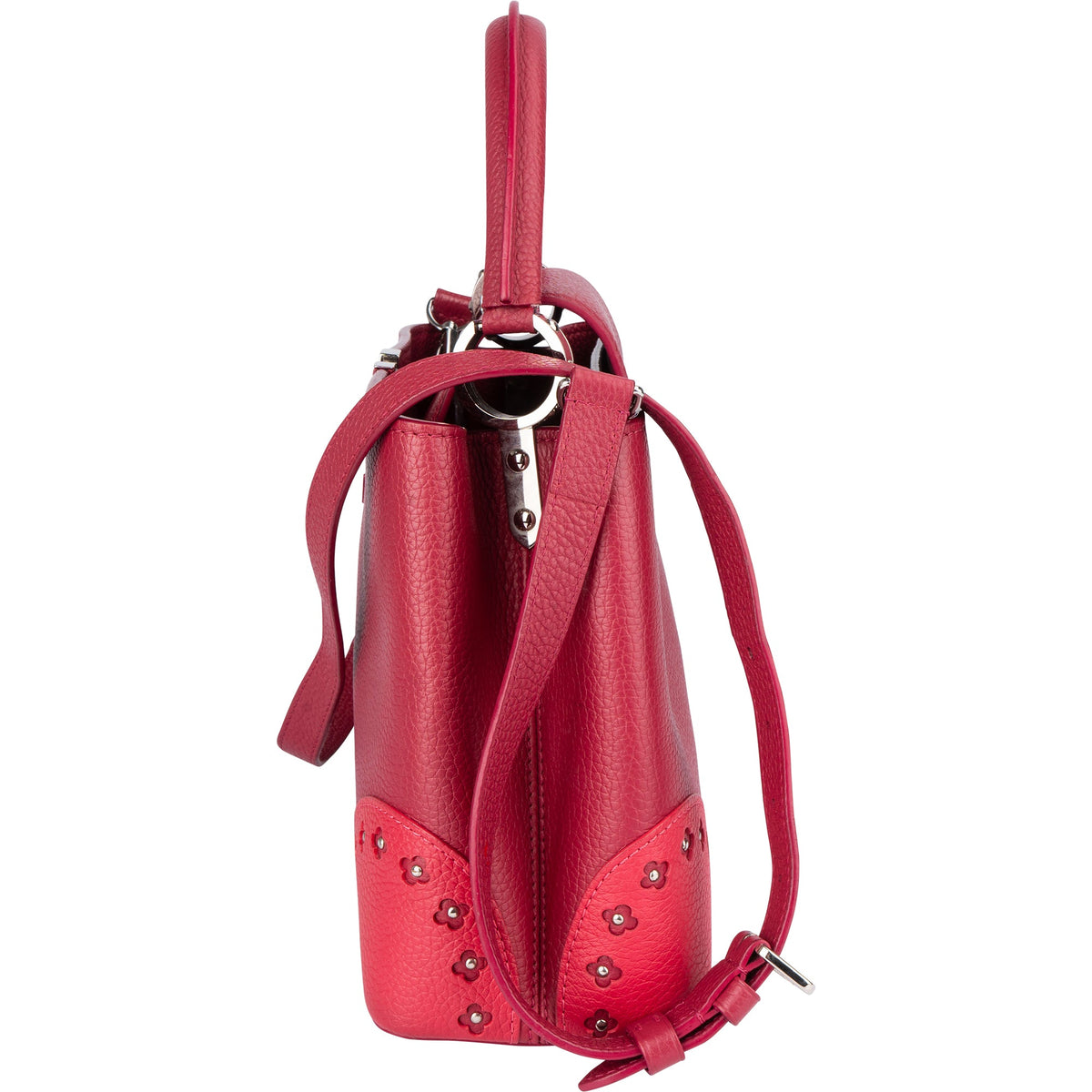 Louis Vuitton Taurillon lederen Capucines MM handtas