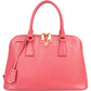 Prada Pink Saffiano Leather Promenade Handbag