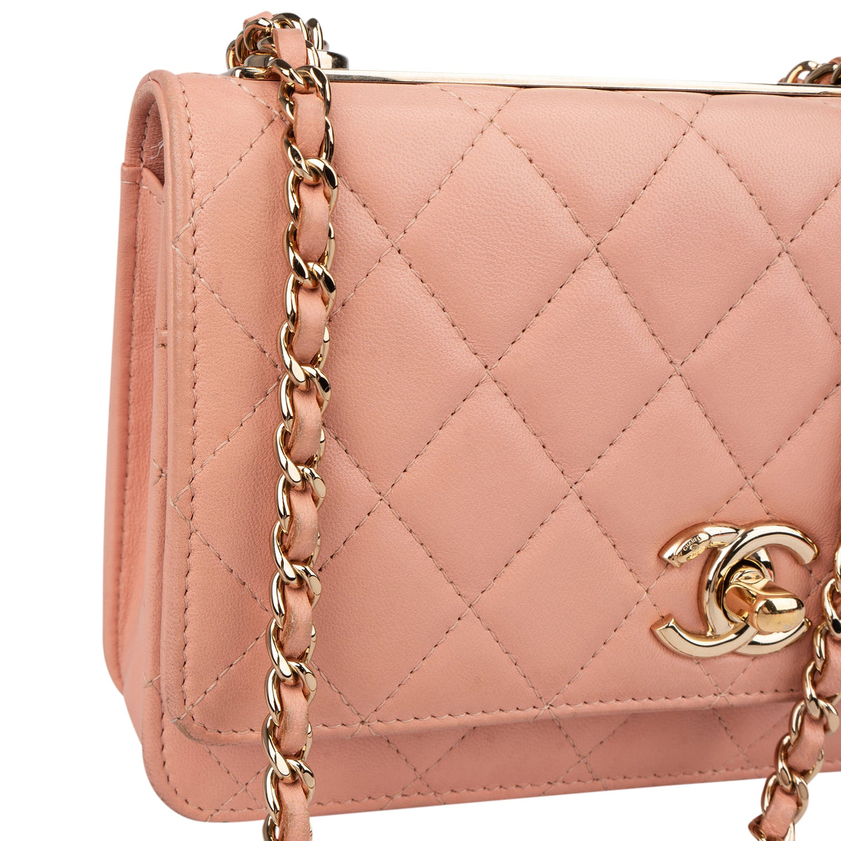 Chanel Lammleder Trendy Wallet on Chain Umhängetasche, Bild 10 von 17