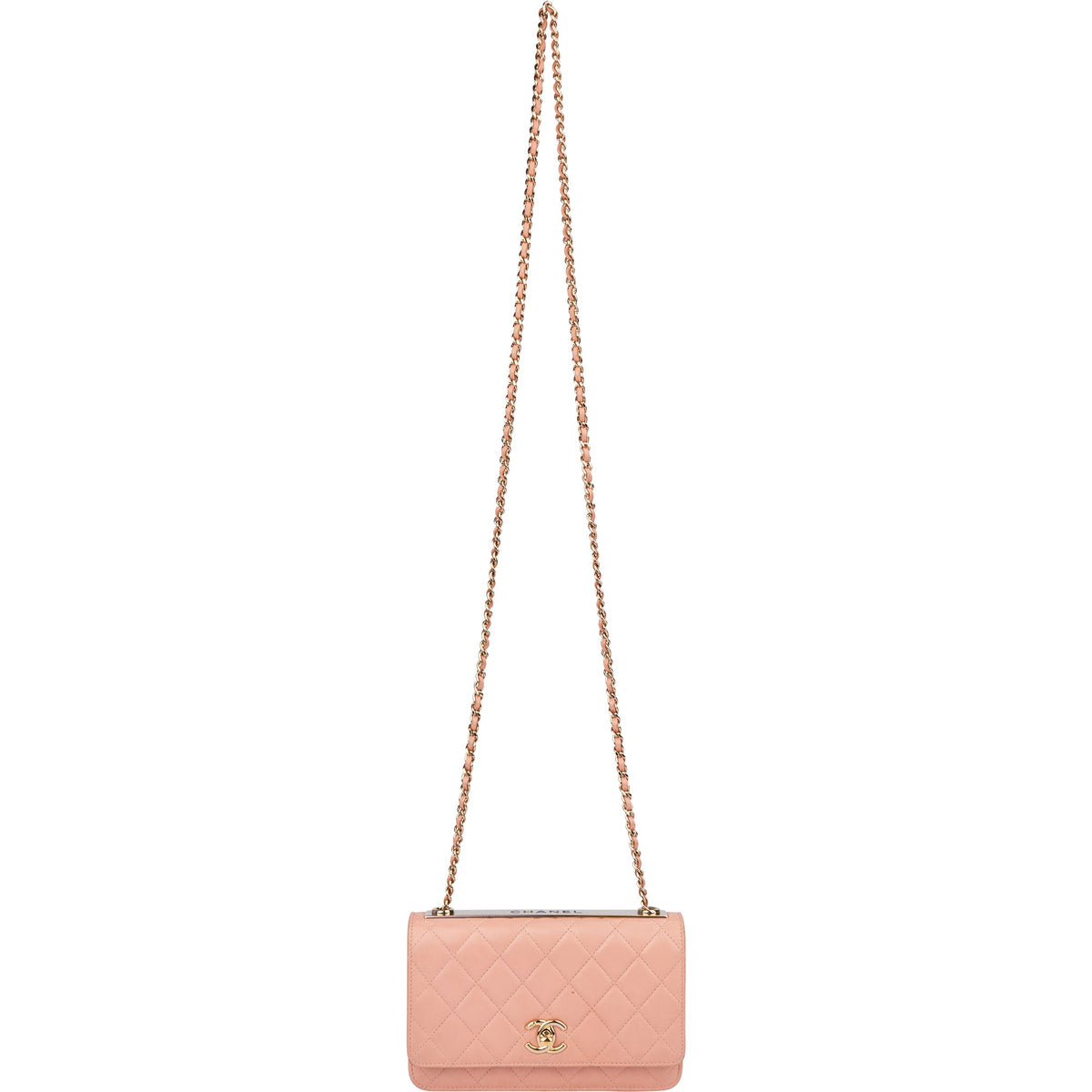 Chanel Lammleder Trendy Wallet on Chain Umhängetasche, Bild 11 von 17
