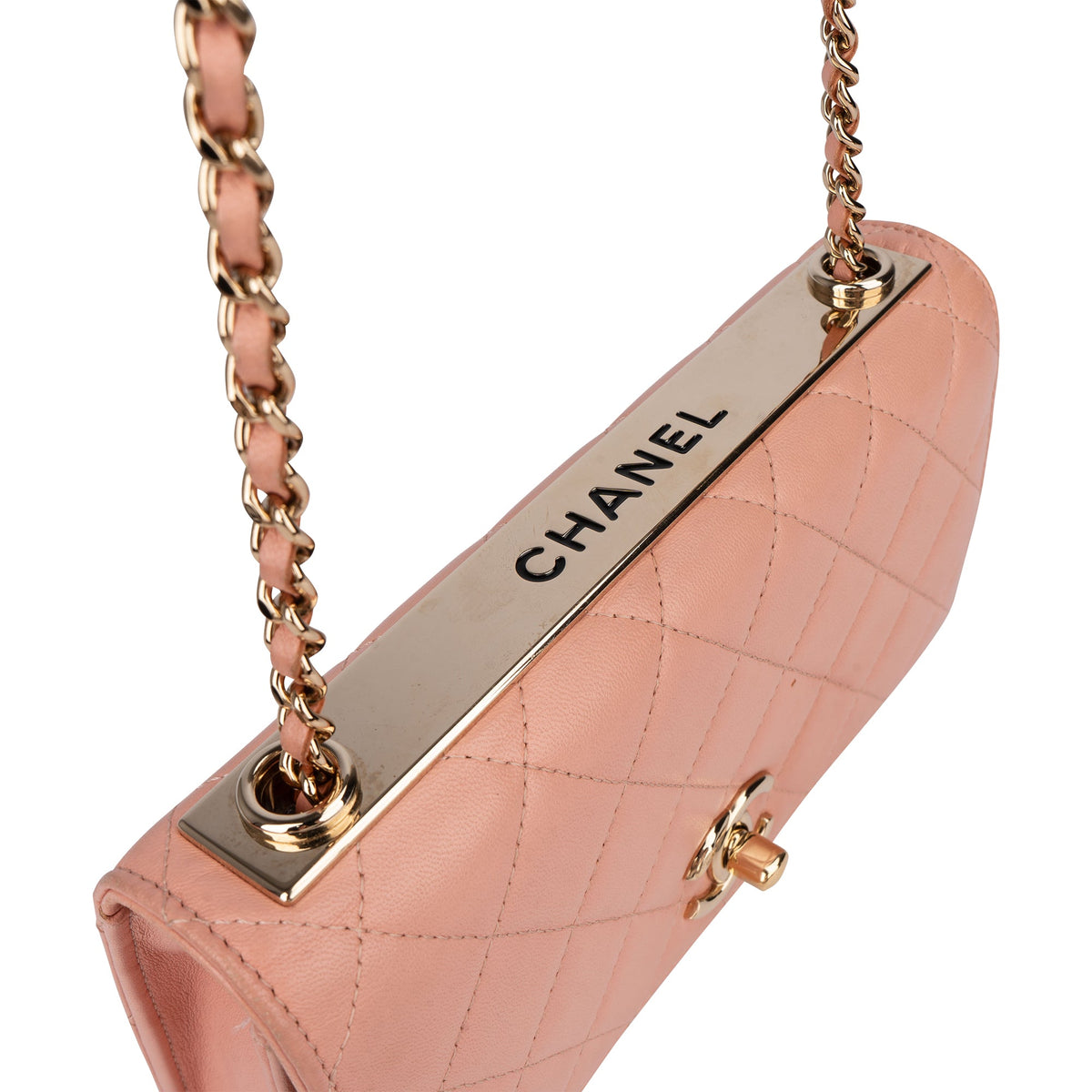 Chanel Lammleder Trendy Wallet on Chain Umhängetasche, Bild 12 von 17