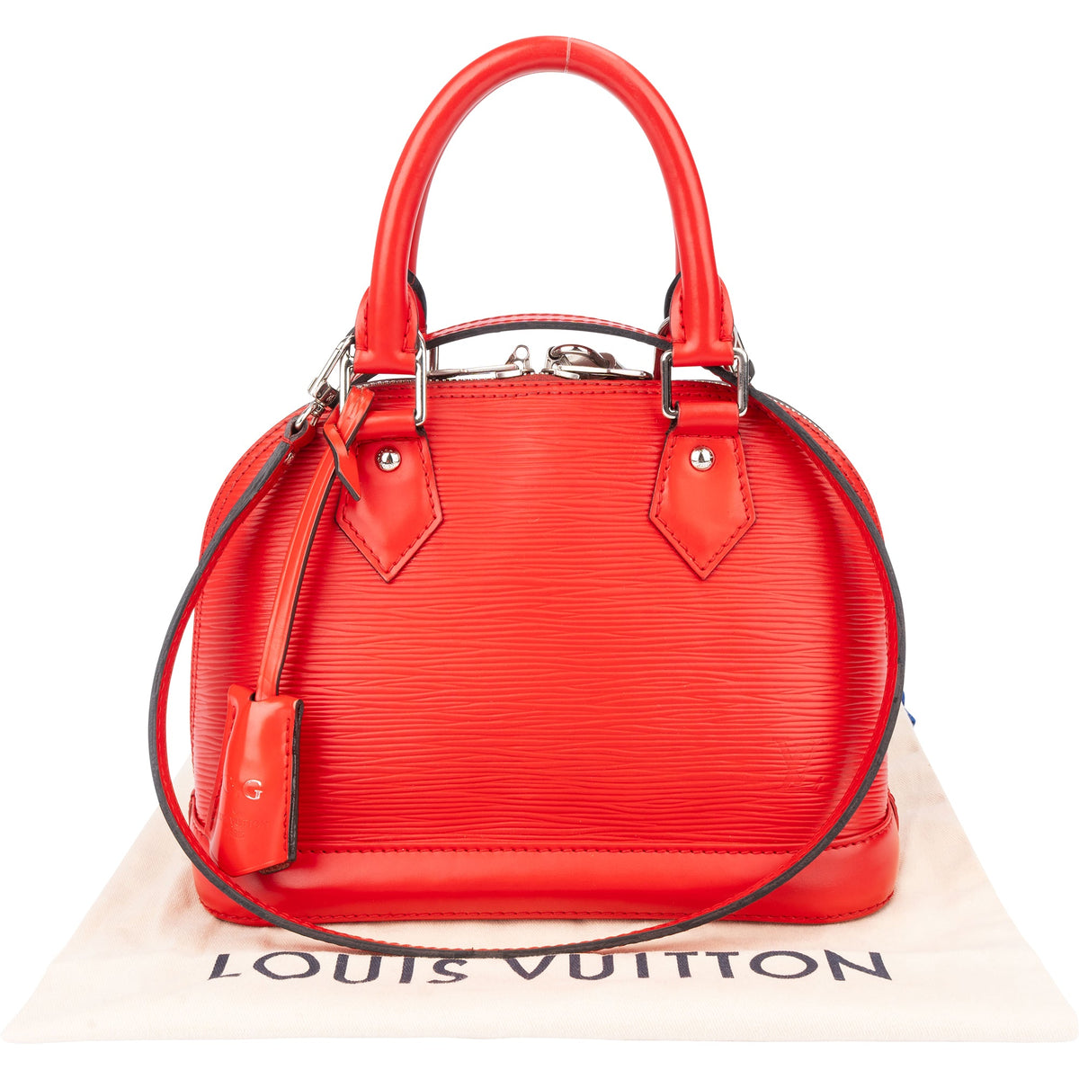 Louis Vuitton Rouge Epi Leder Alma BB Handtasche, Bild 2 von 11