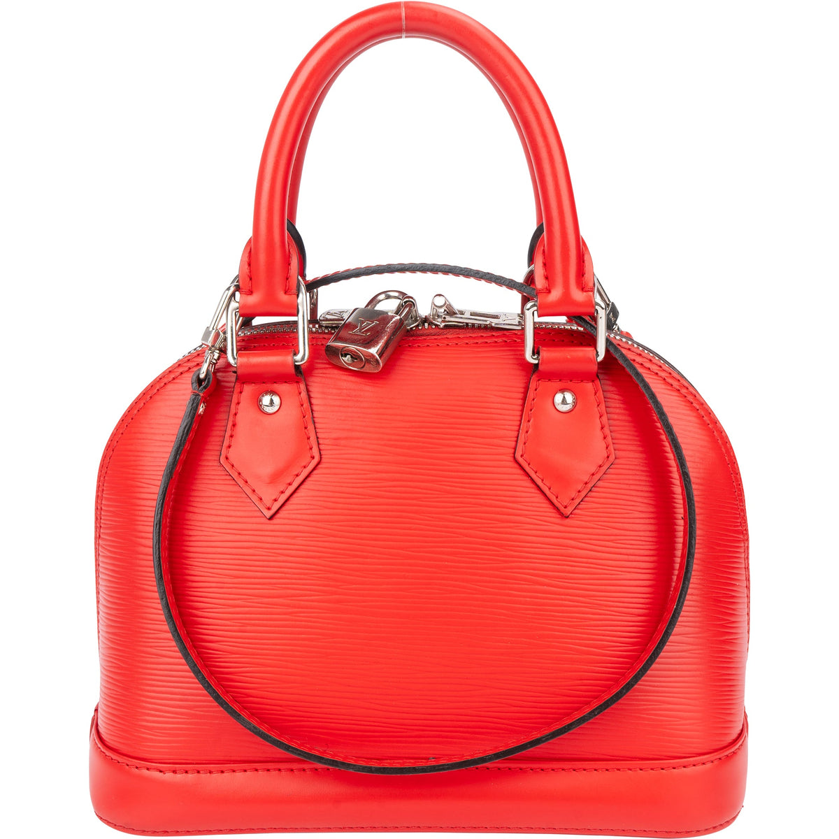 Louis Vuitton Rouge Epi Leder Alma BB Handtasche, Bild 5 von 11