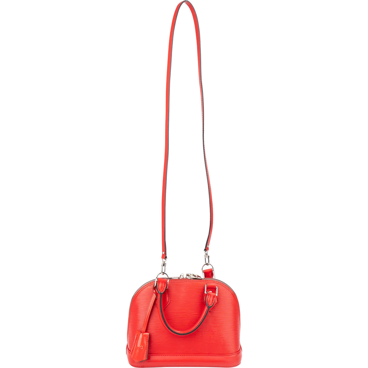 Louis Vuitton Rouge Epi Leder Alma BB Handtasche, Bild 7 von 11