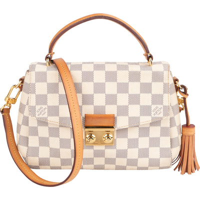 Louis Vuitton Monogram Damier Azur Canvas Croisette Handtas