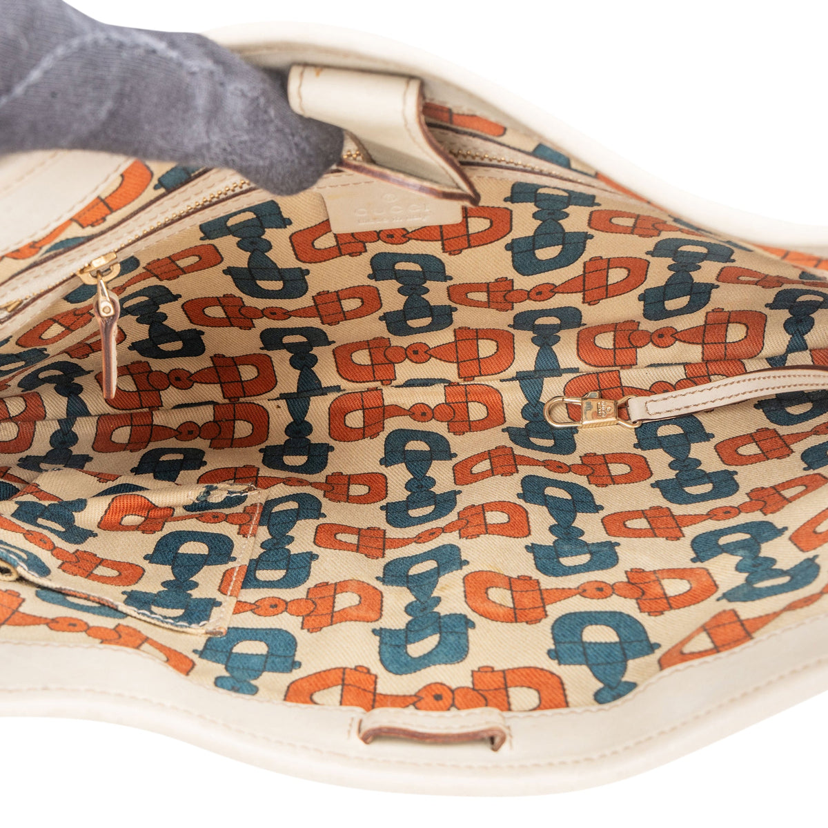 Gucci Leder GG Monogram Jackie Handtasche, Bild 8 von 10