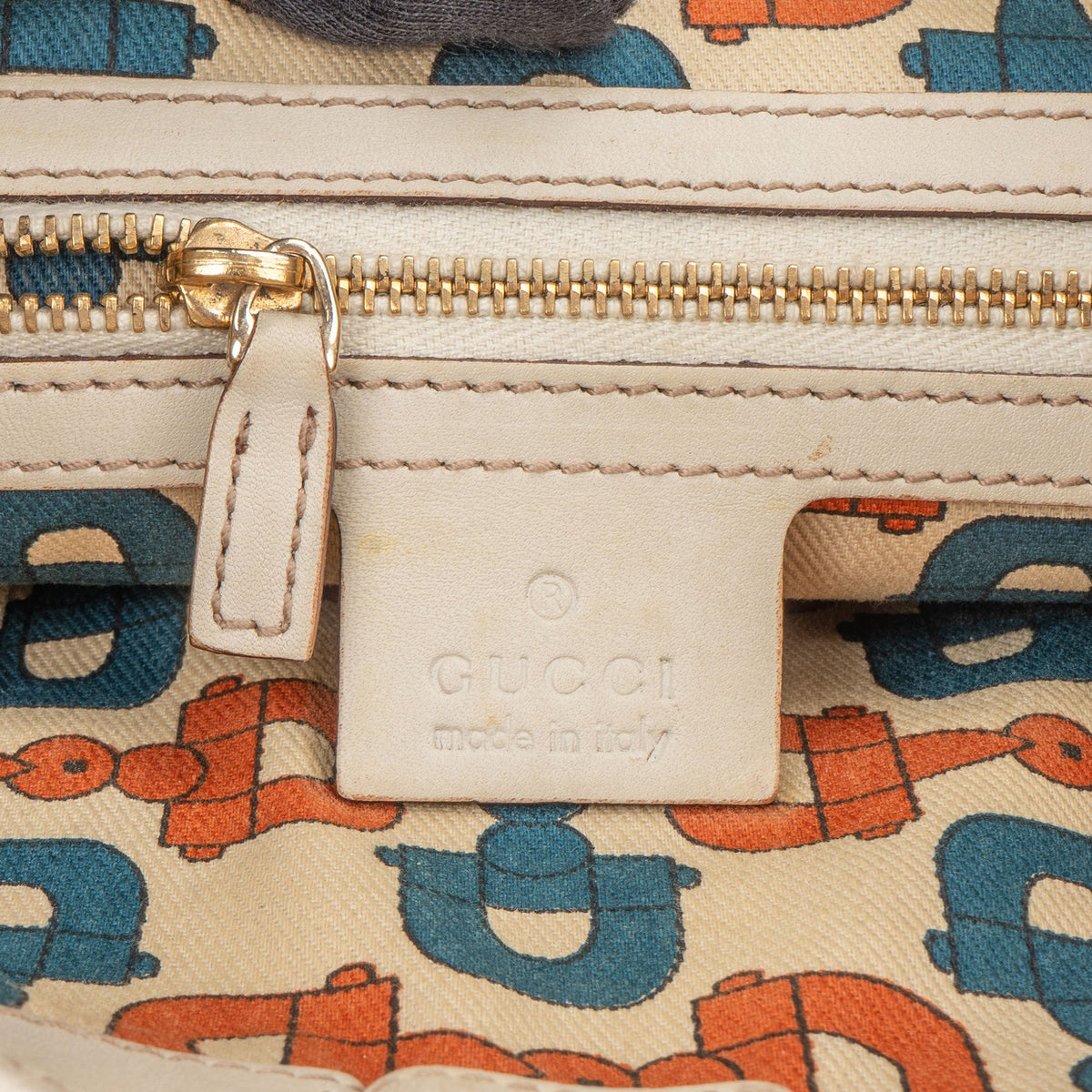 Gucci Leder GG Monogram Jackie Handtasche, Bild 9 von 10