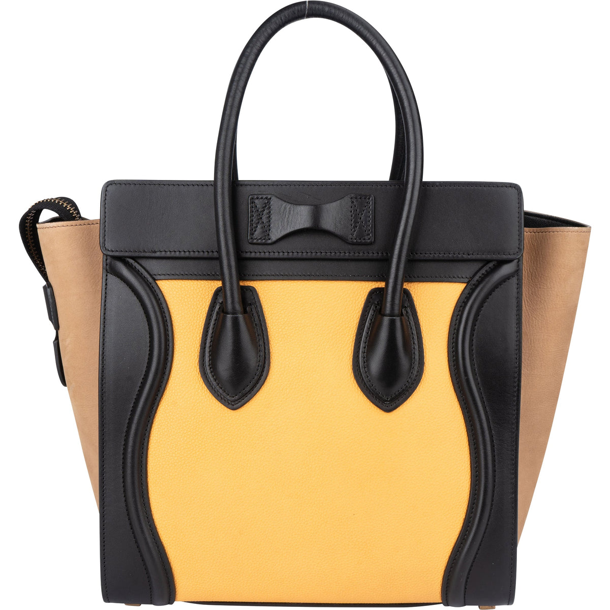 Borsa a mano Céline Luggage in pelle tricolore
