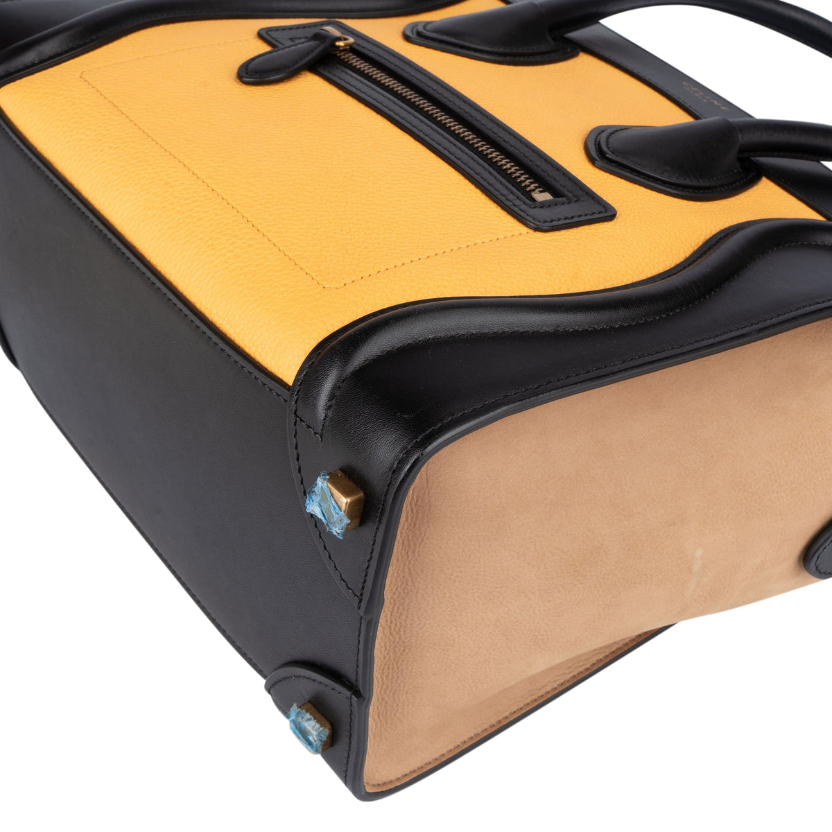 Borsa a mano Céline Luggage in pelle tricolore