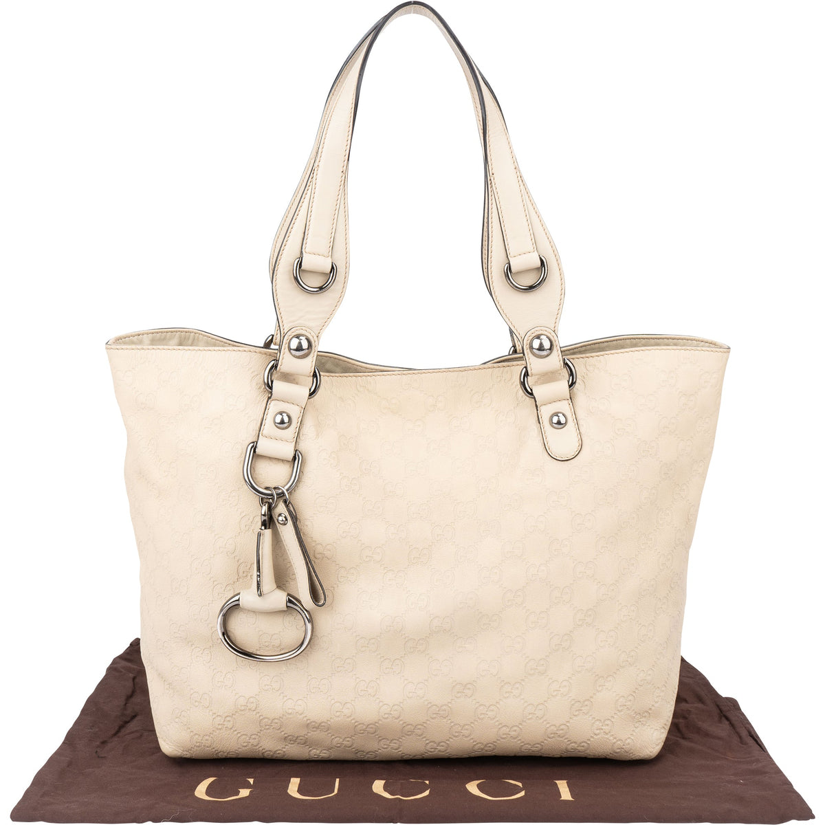 Gucci Horsebit aus GG Stoff und Leder – Ansicht 2