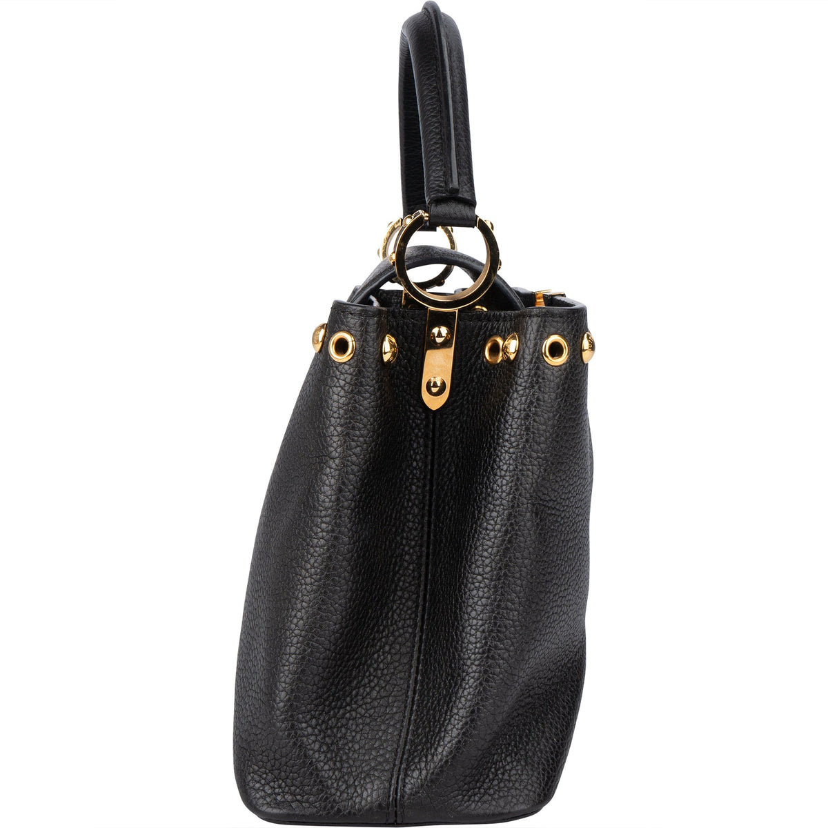 Sac à main Louis Vuitton Pins Capucines PM en cuir taurillon noir