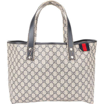 Gucci Canvas GG Monogram Sherry Line Handbag