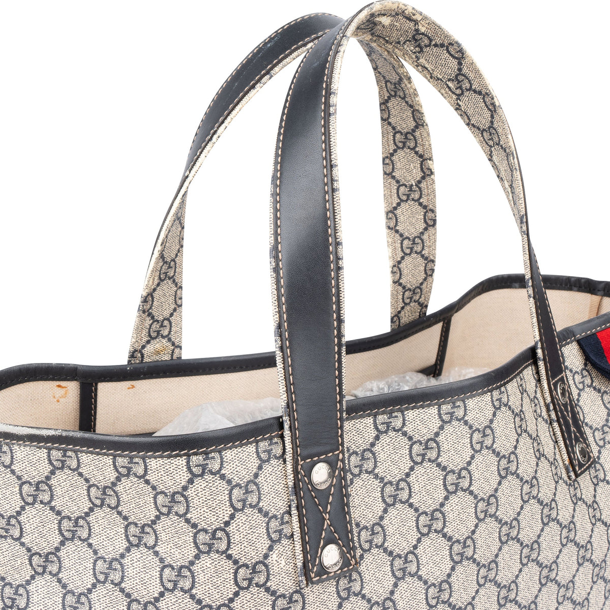 Gucci Canvas GG Monogram Sherry Line Handtasche, Bild 3 von 11