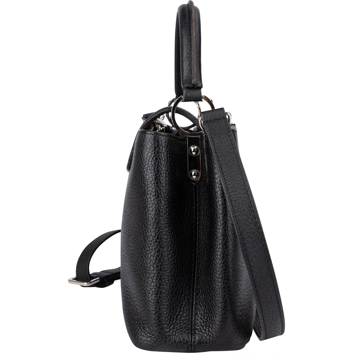 Sac à main Capucines BB en cuir Taurillon noir Louis Vuitton