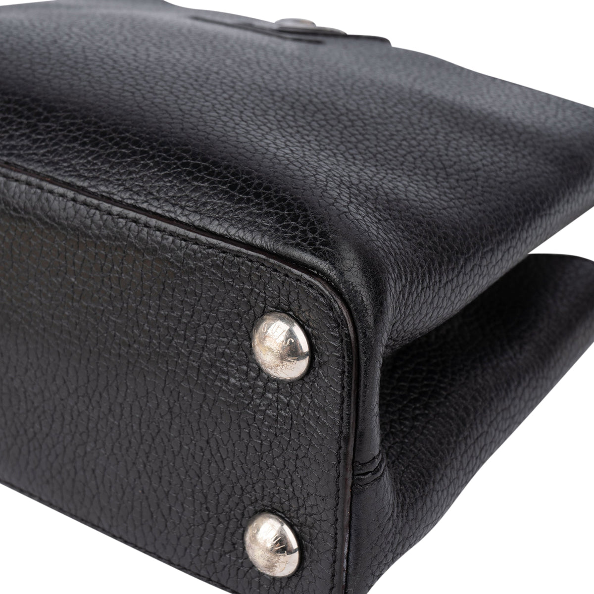Sac à main Capucines BB en cuir Taurillon noir Louis Vuitton