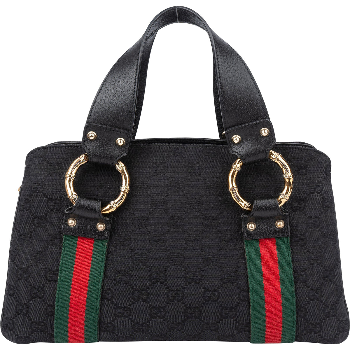 Gucci GG Monogram Bamboo aus Baumwolle und Bambus – Vorderansicht