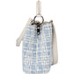 Louis Vuitton Bleu Blanco Tweed Capucines BB Handbag