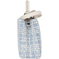 Louis Vuitton Bleu Blanco Tweed Capucines BB Handbag
