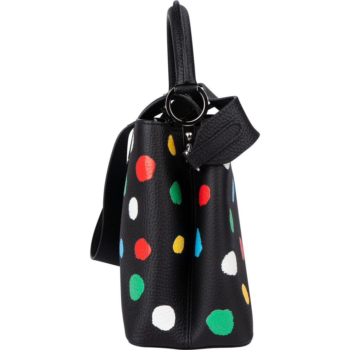 Bolso Capucines MM Louis Vuitton x Yayoi Kusama con lunares