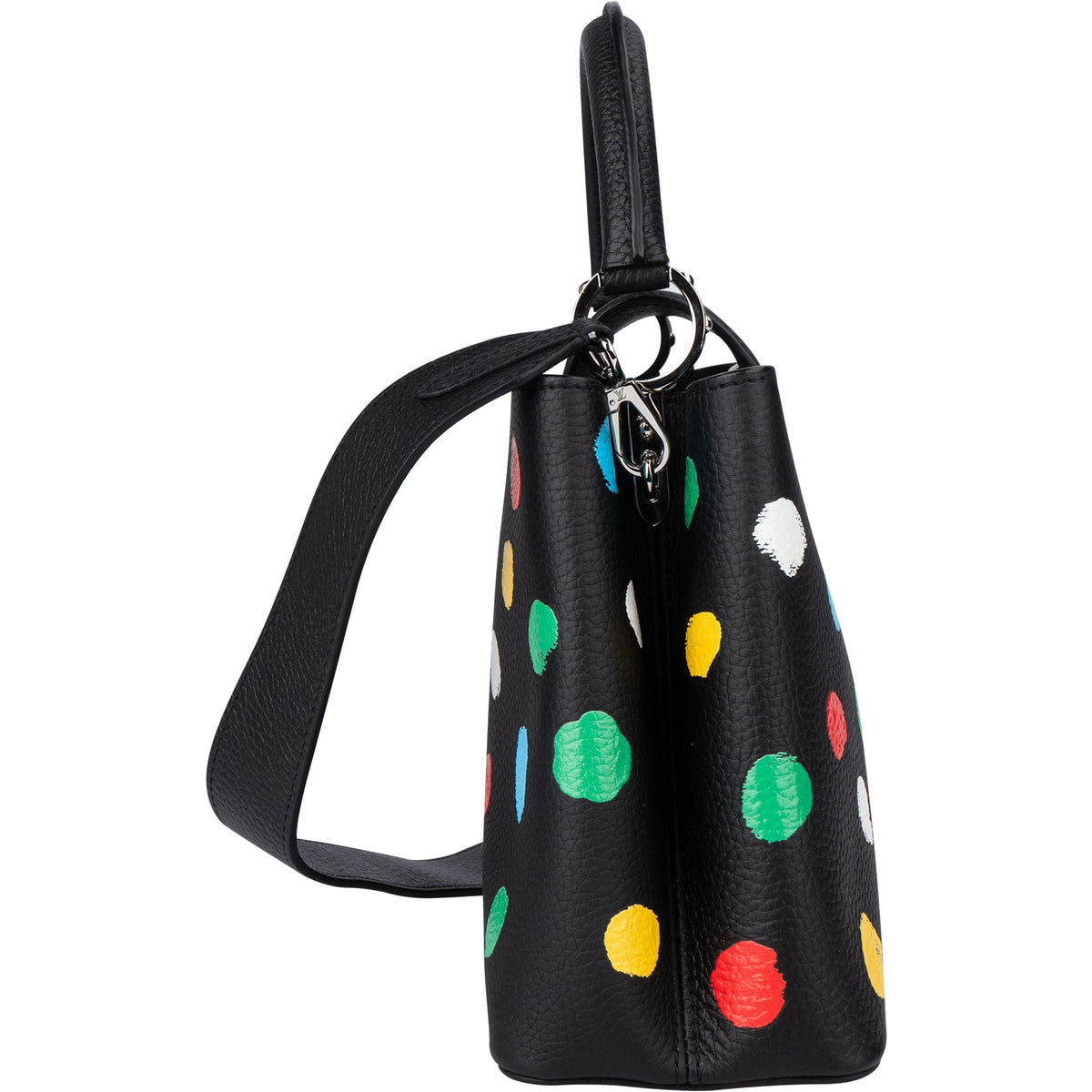 Bolso Capucines MM Louis Vuitton x Yayoi Kusama con lunares
