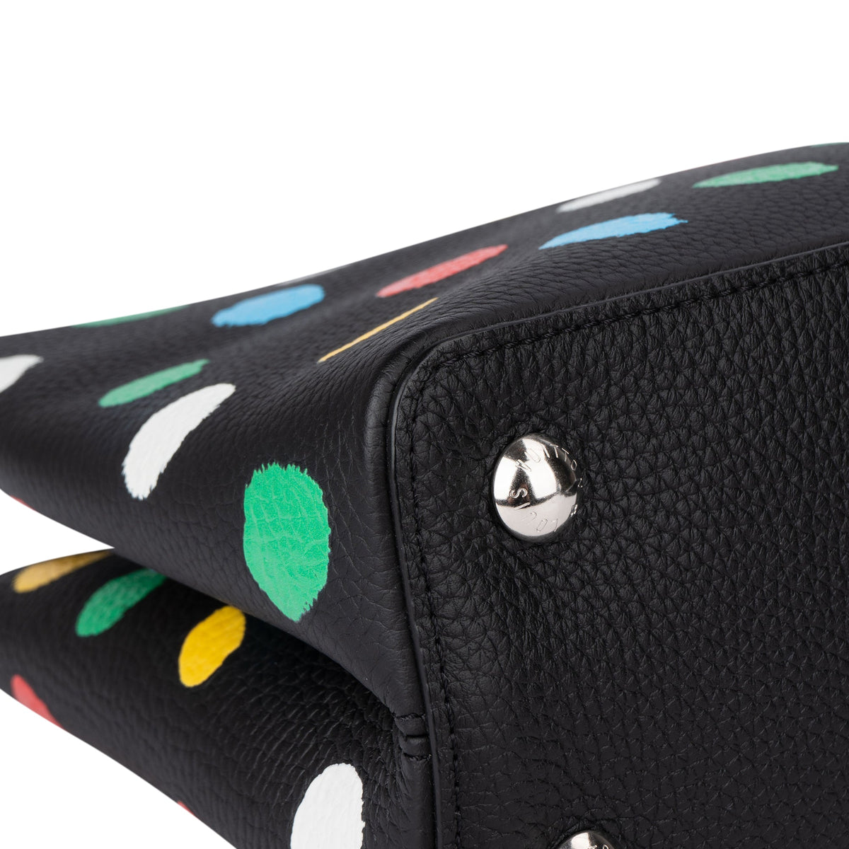 Bolso Capucines MM Louis Vuitton x Yayoi Kusama con lunares