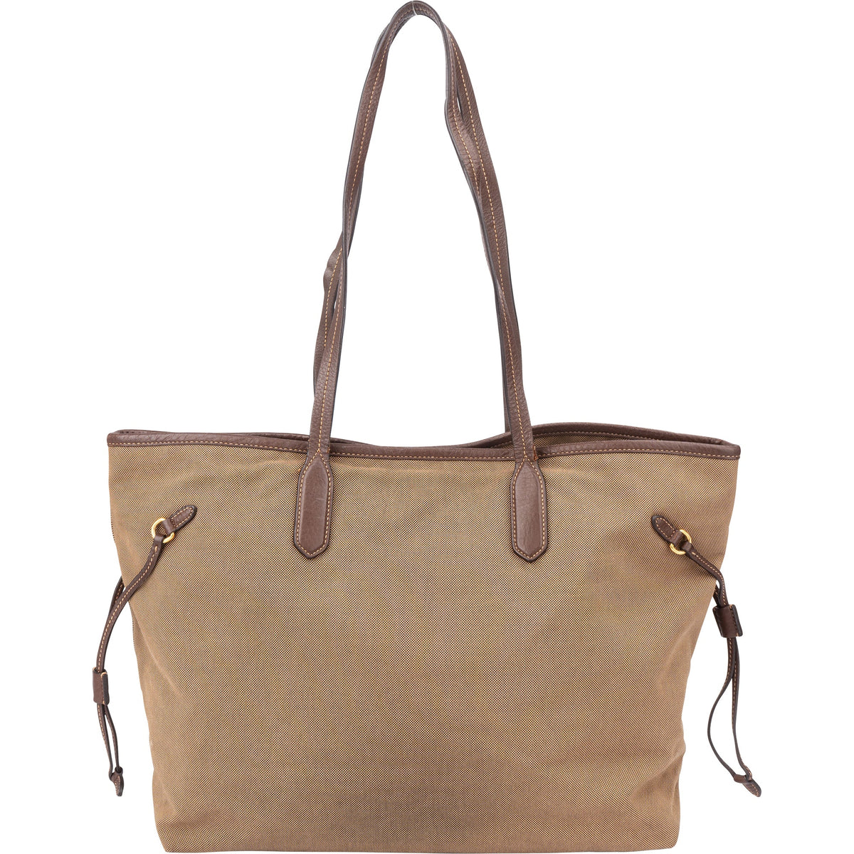 Prada City aus braunem Jacquard – Ansicht 4
