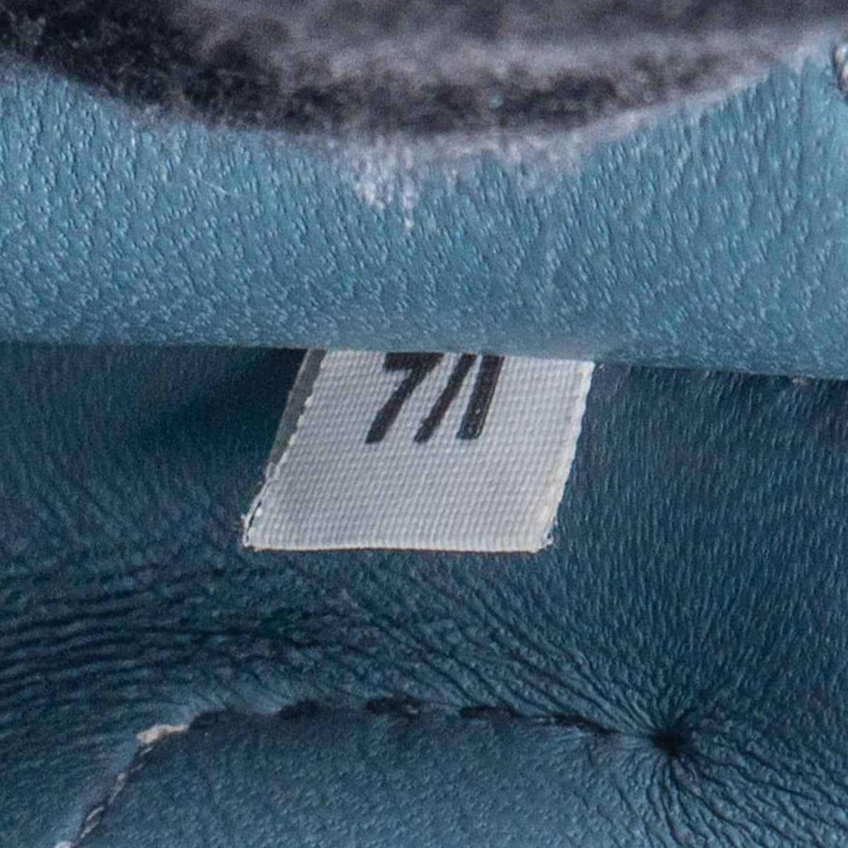 Borsa a mano Prada Double in pelle Saffiano blu