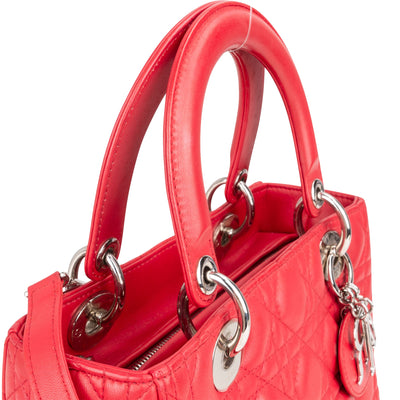 Christian Dior Quilted Leather Lady Dior Handbag