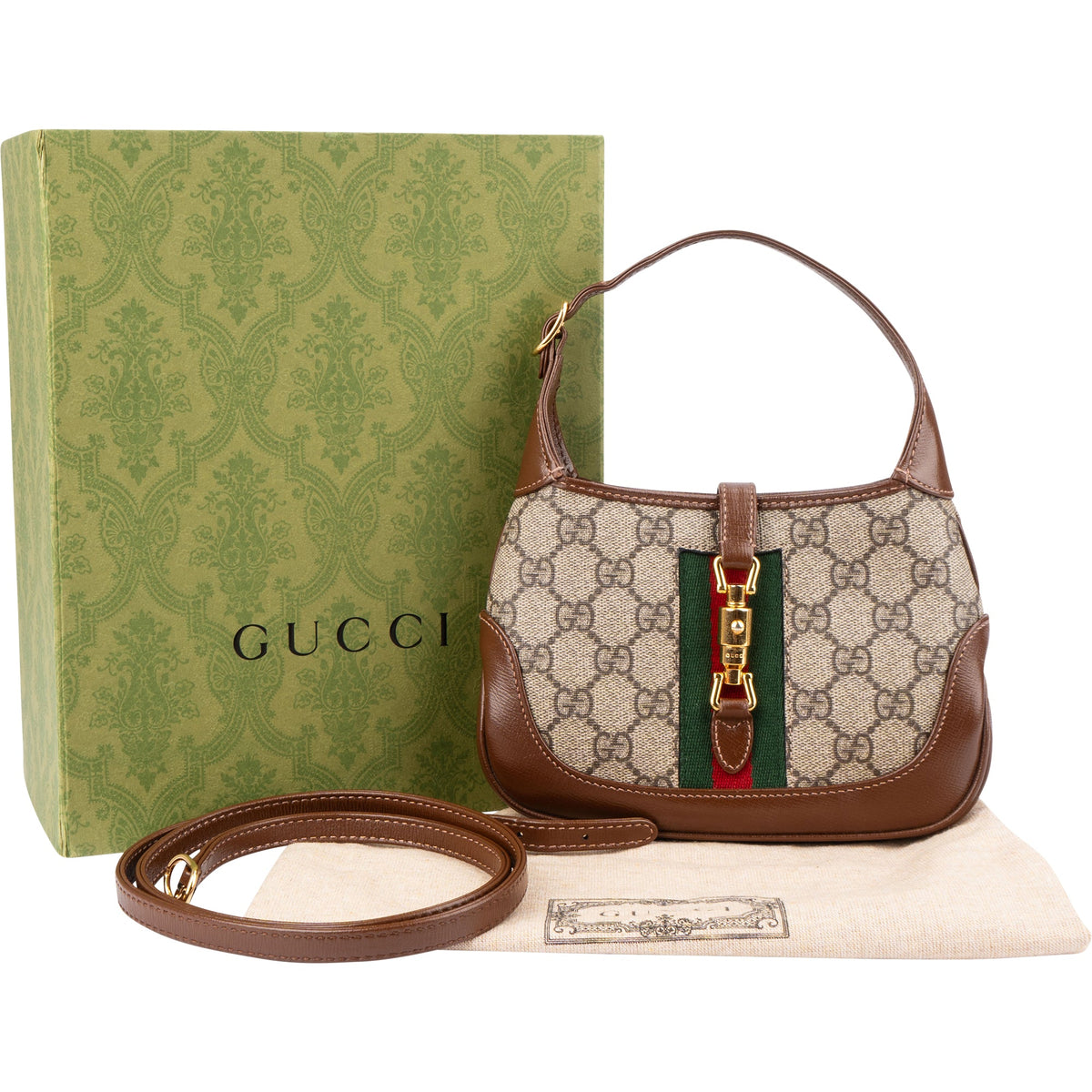 Gucci GG Supreme Jackie 1961 Web Mini Umhängetasche, Bild 2 von 13