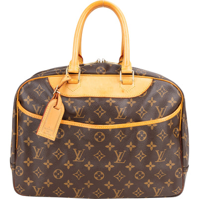 Bolso de mano Louis Vuitton de lona Monogram Deauville