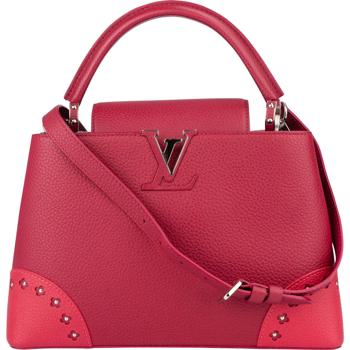 Bolso Louis Vuitton Capucines MM de piel Taurillon en rosa de edición limitada