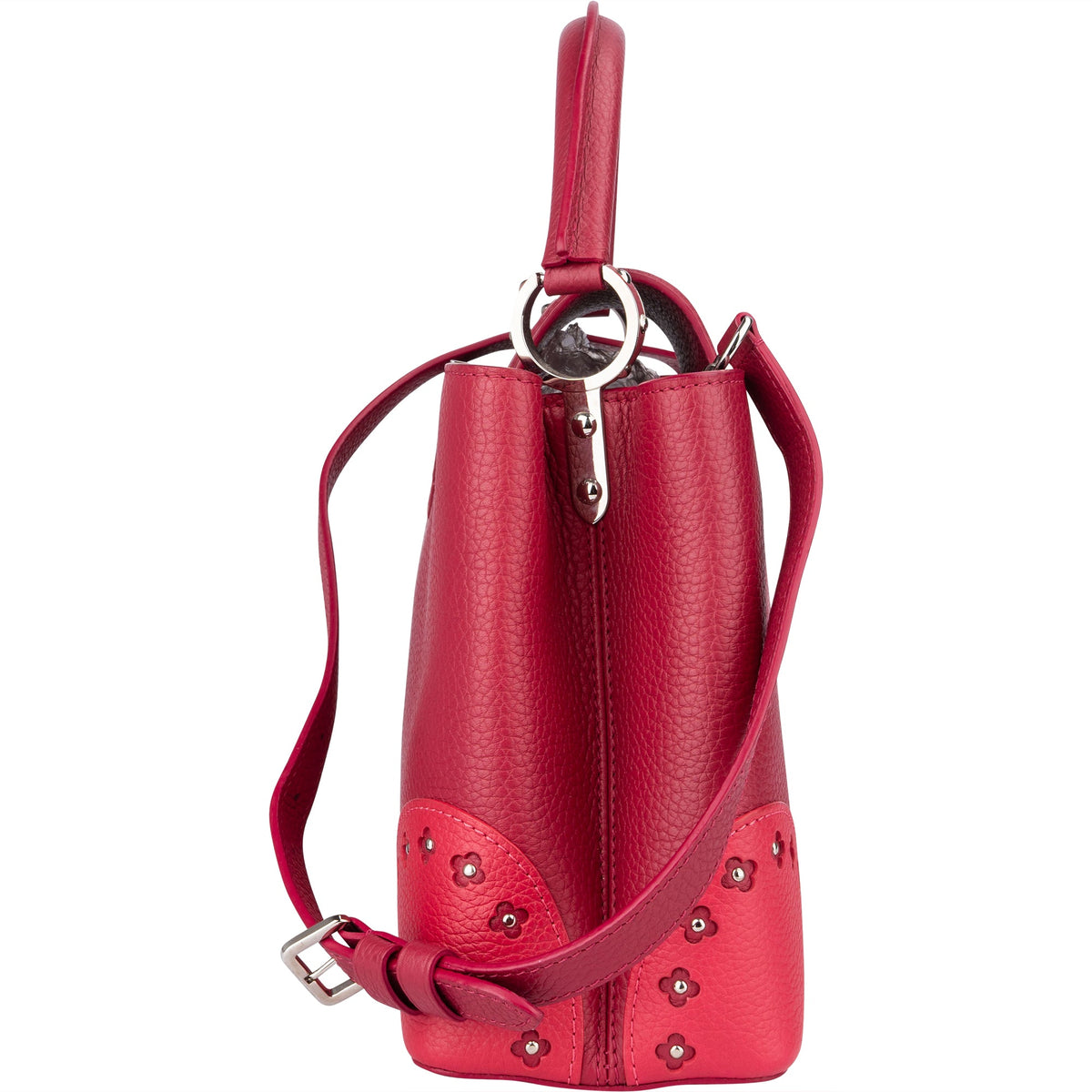 Bolso Louis Vuitton Capucines MM de piel Taurillon en rosa de edición limitada