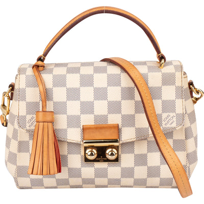 Borsa Louis Vuitton Damier Azur Monogram Croisette