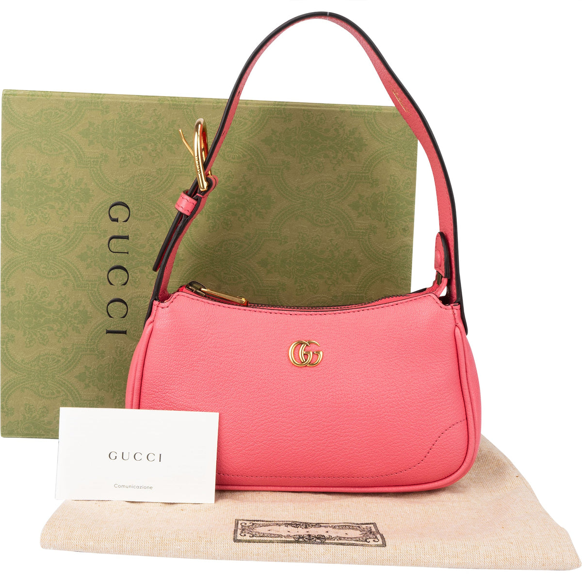 Borsa a mano Gucci Aphrodite in pelle rosa