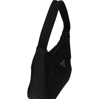 Prada Black Nylon Triangle Vintage Re-Edition Handbag