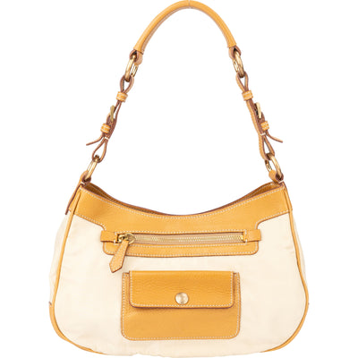 Prada Nylon Triangle Hobo Bag