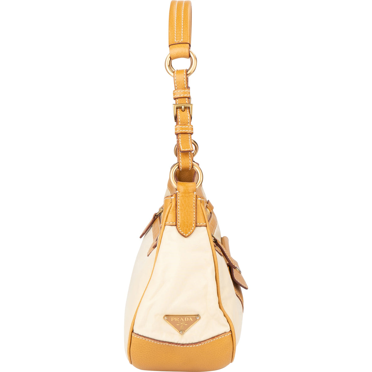 Prada Triangle Hobo aus Nylon – Ansicht 2