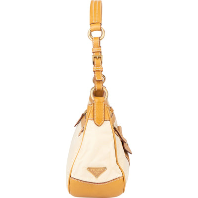 Prada Nylon Triangle Hobo Bag
