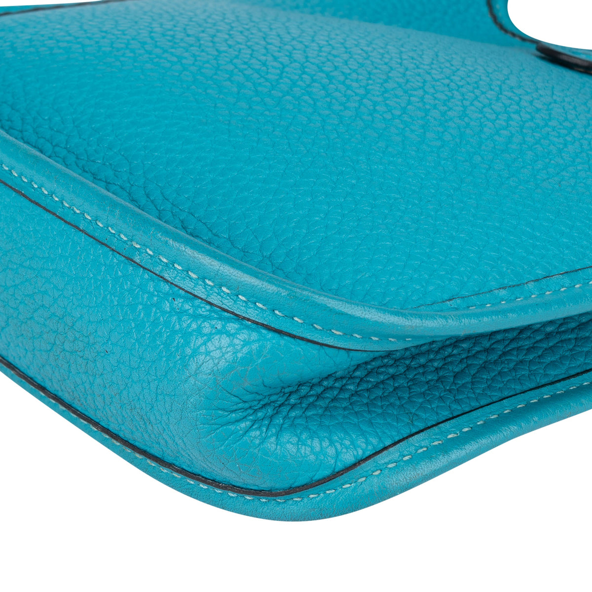 Borsa a tracolla Hermès Evelyne 16 in Taurillon Clemence blu