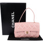Chanel Quilted Lambskin 24K Gold Single Flap Handtas