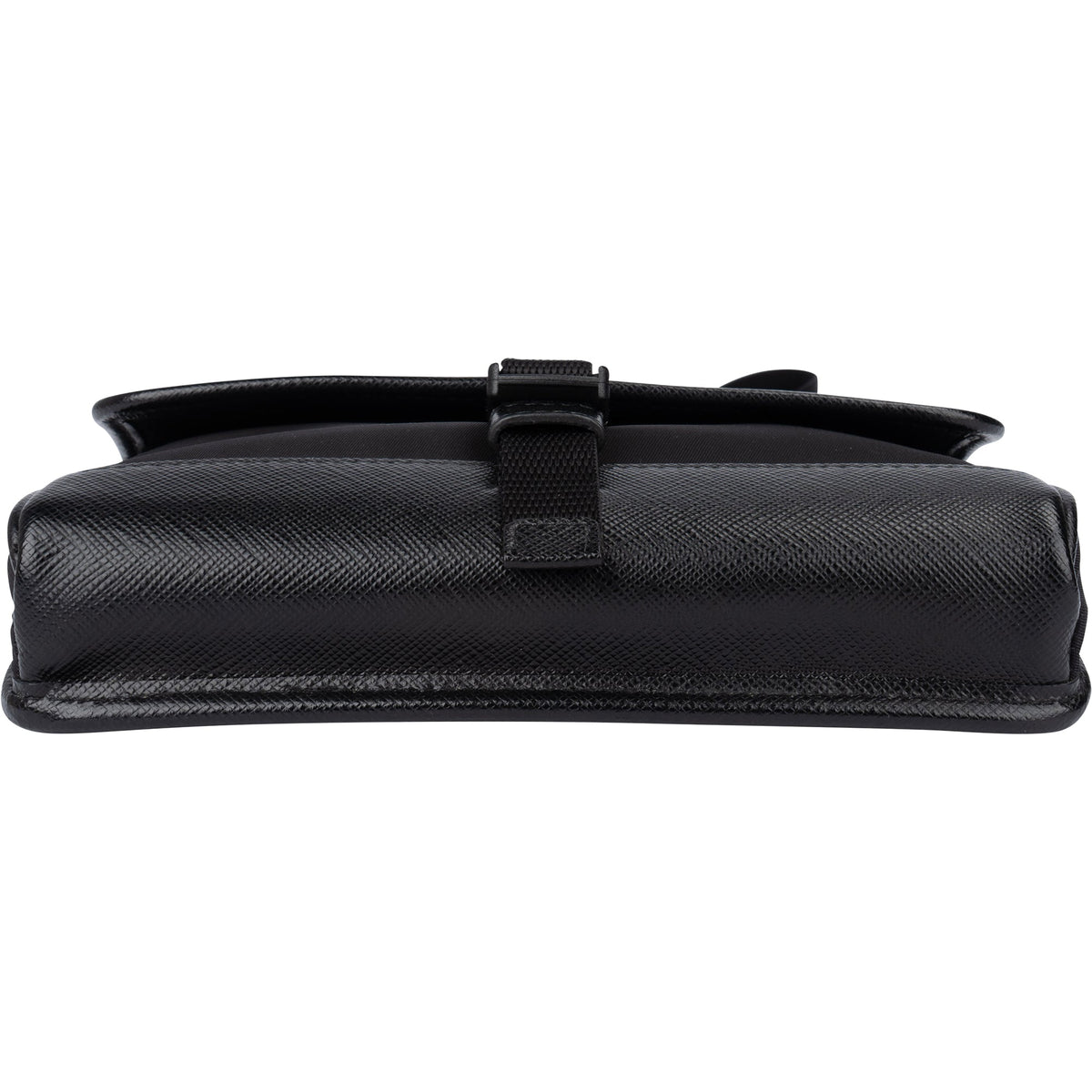 Mini sac bandoulière Prada en nylon à logo triangulaire