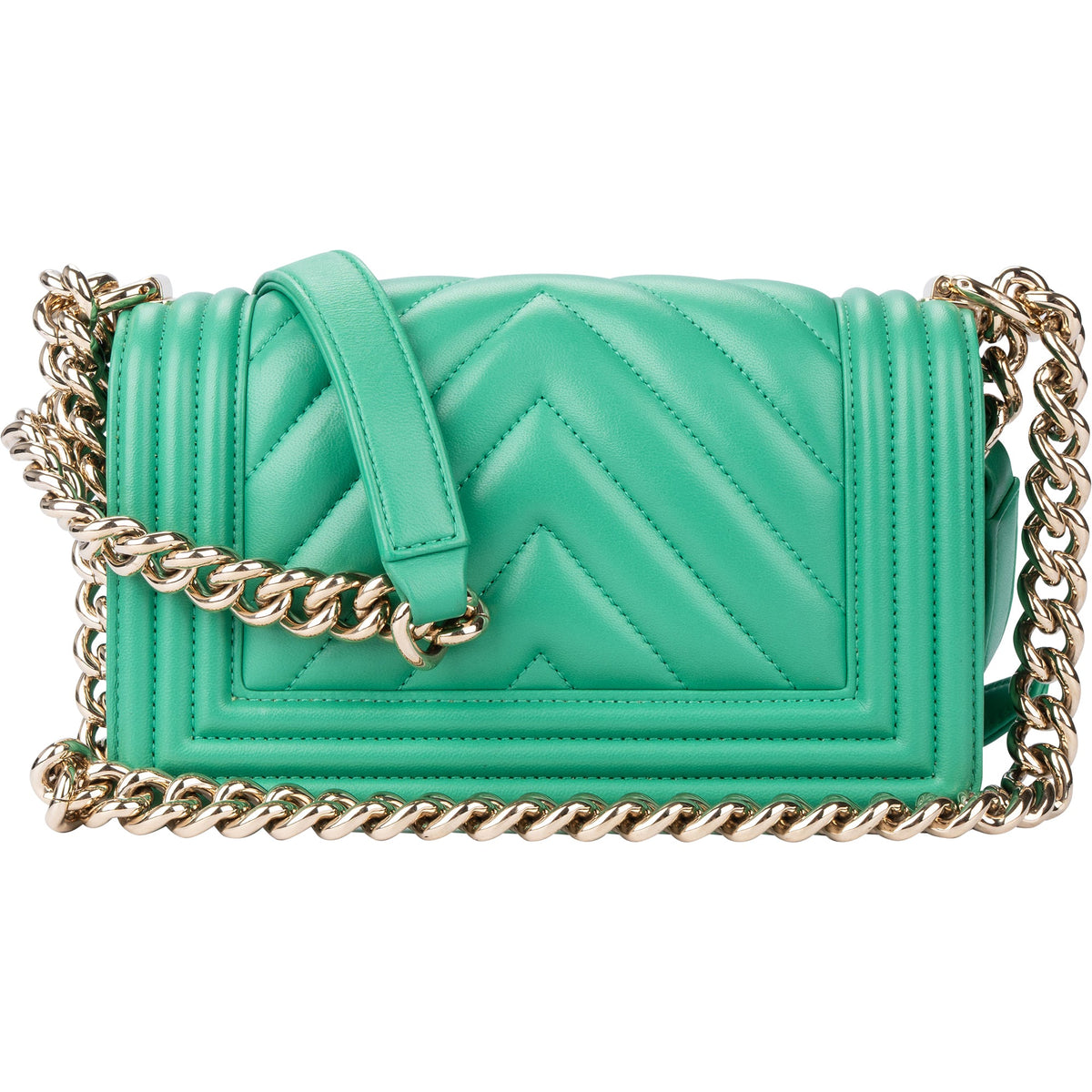Chanel Chevron Lammleder Boy Single Flap Umhängetasche, Bild 5 von 15
