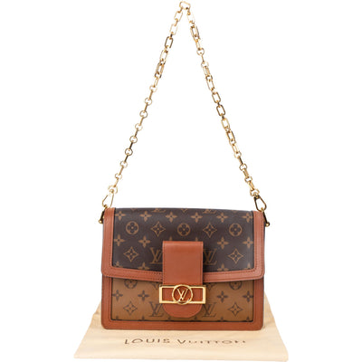 Louis Vuitton Monogram Canvas Dauphine MM Shoulder Bag