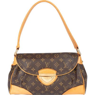 Bolso de hombro Louis Vuitton Canvas Monogram Beverly MM