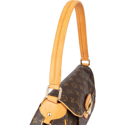 Bolso de hombro Louis Vuitton Canvas Monogram Beverly MM